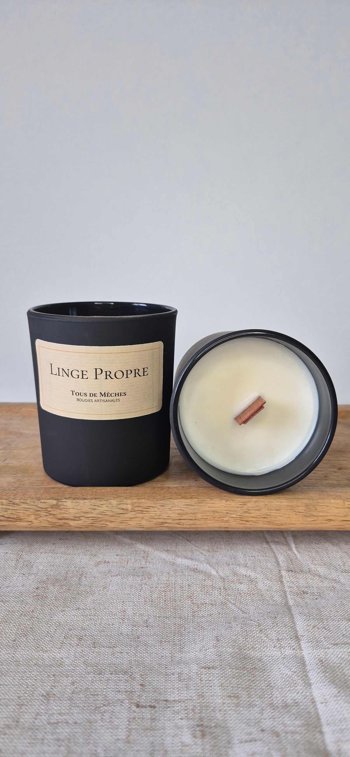 Linge propre - Bougie ±160gr
