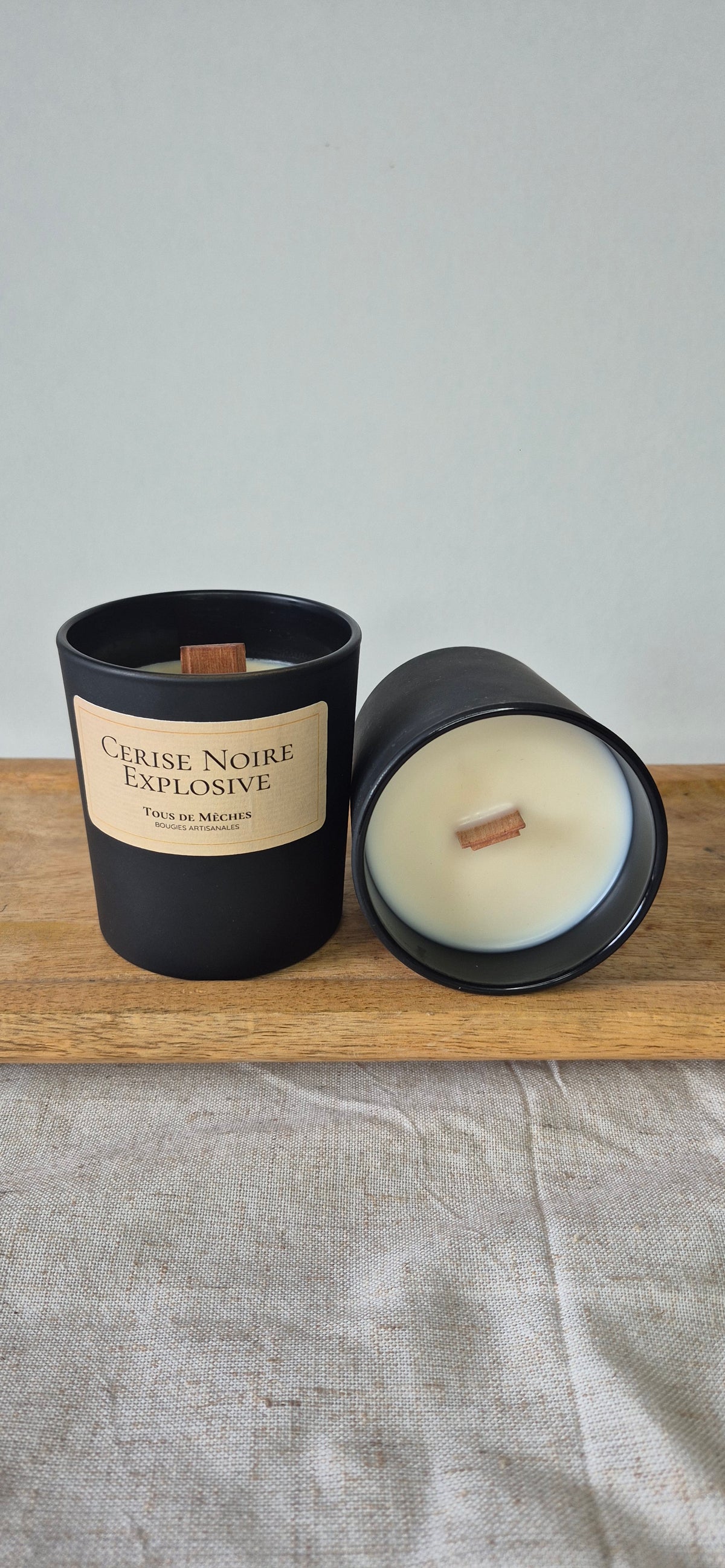 Cerise Noire Explosive - Bougie ±160gr