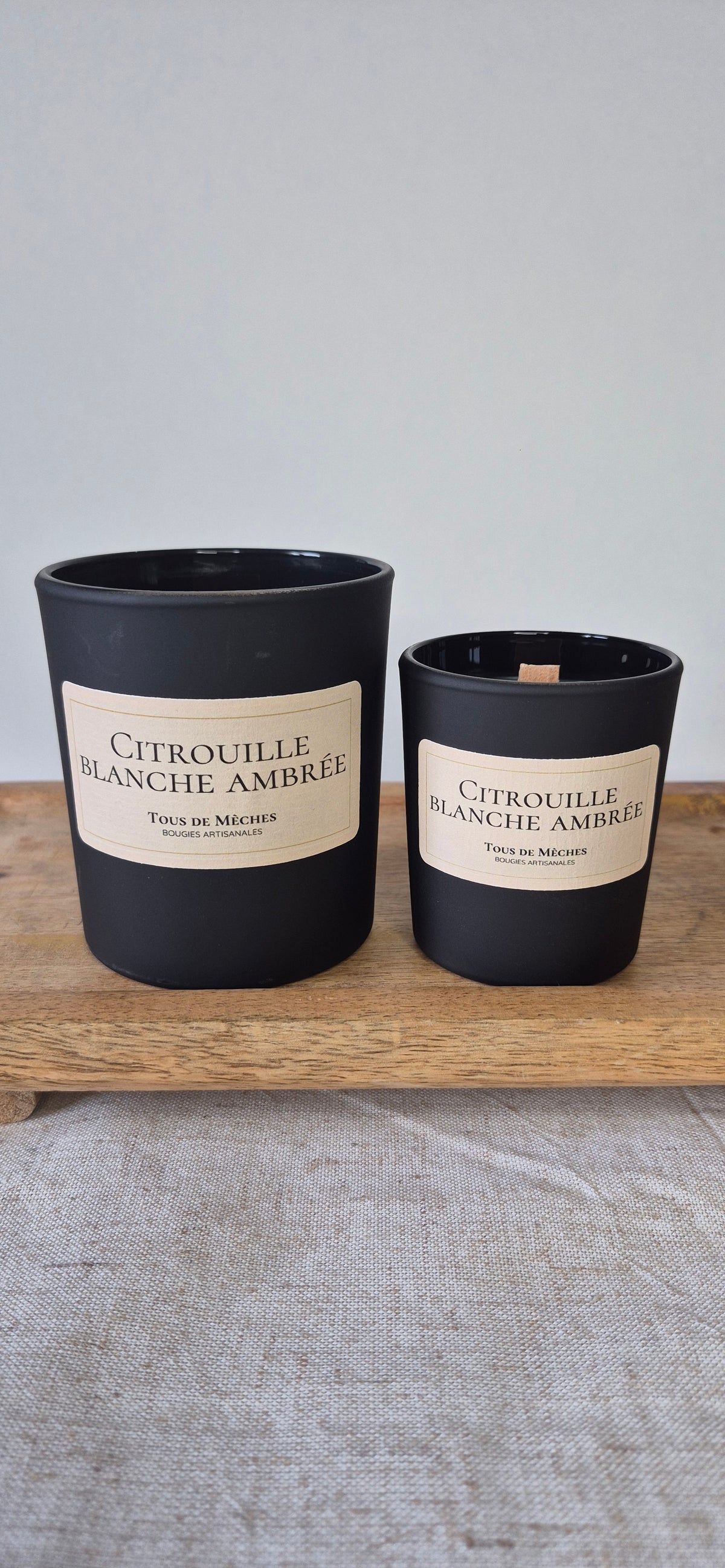 Citrouille Blanche Ambrée - Bougie ±70gr