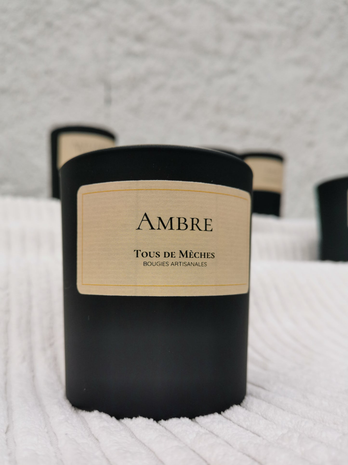 Ambre - Bougie ±160gr