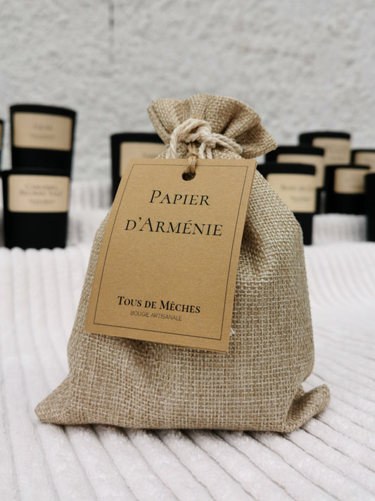 Papier d'Arménie - Recharge pour bougie ±160gr