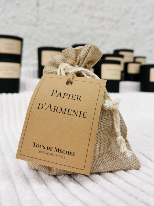 Papier d'Arménie - Recharge pour bougie ±70gr