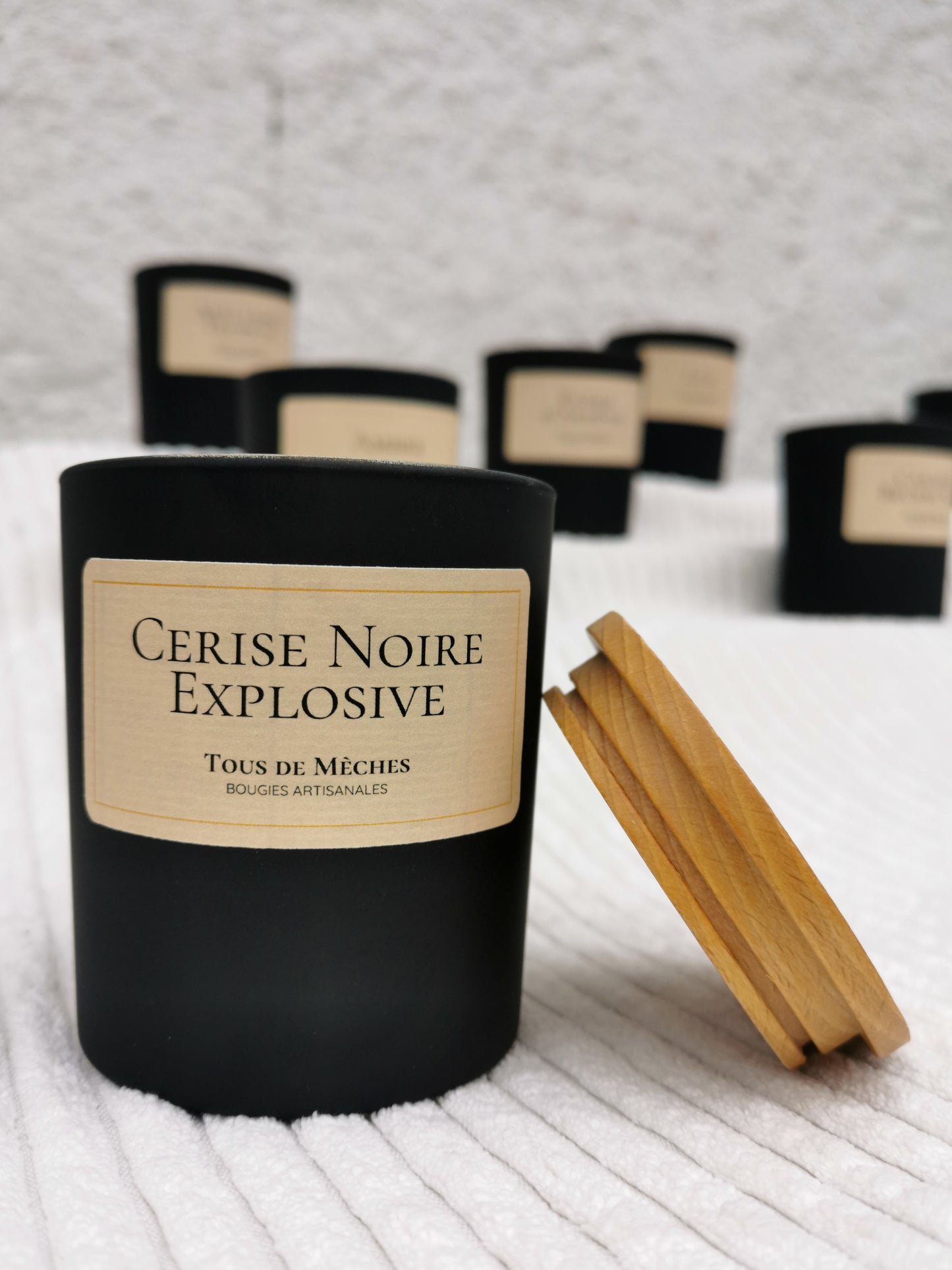 Cerise Noire Explosive - Bougie ±160gr